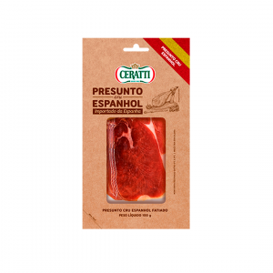 Presunto cru espanhol fatiado Ceratti 100g